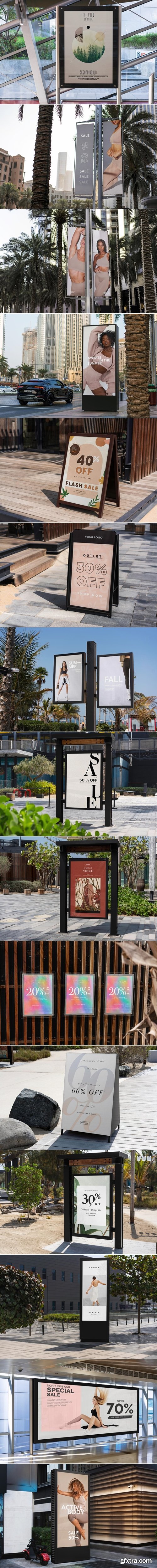 MockupCloud - City Advertising MockUps Set