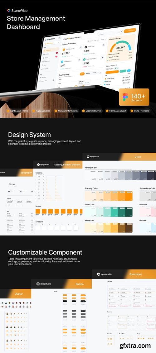 StoreWise - Store Management Dashboard UI KIT