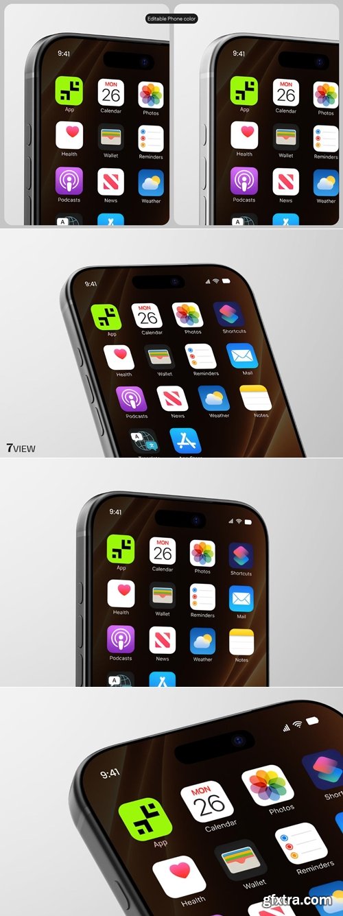 MockupCloud - Close-up iPhone 17 Pro Max Mockup