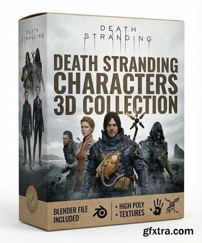 Death Stranding Characters 3D Collection