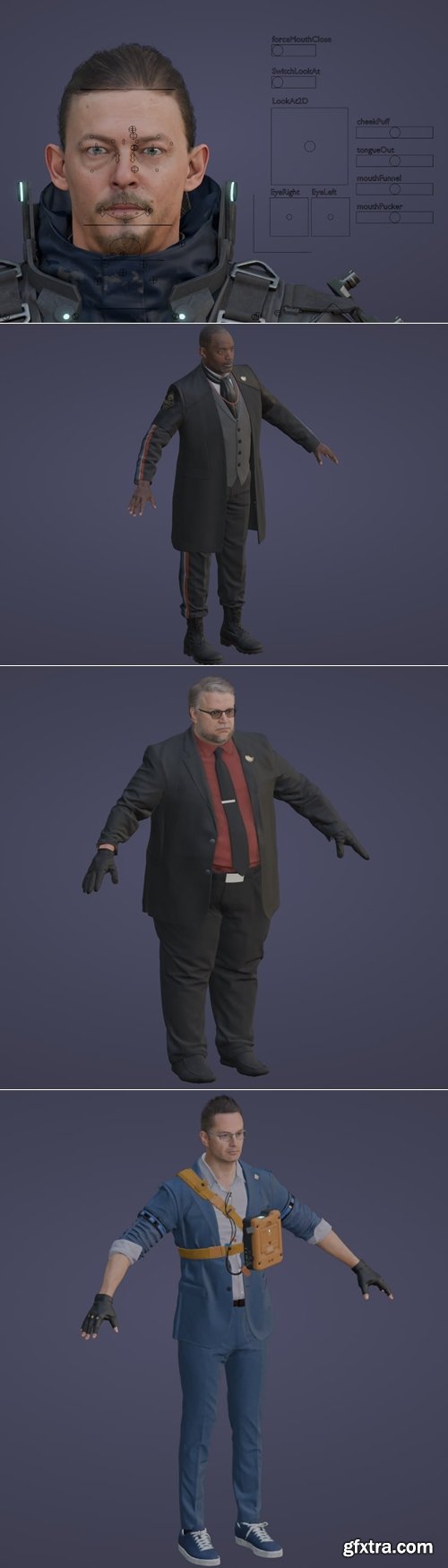 Death Stranding Characters 3D Collection