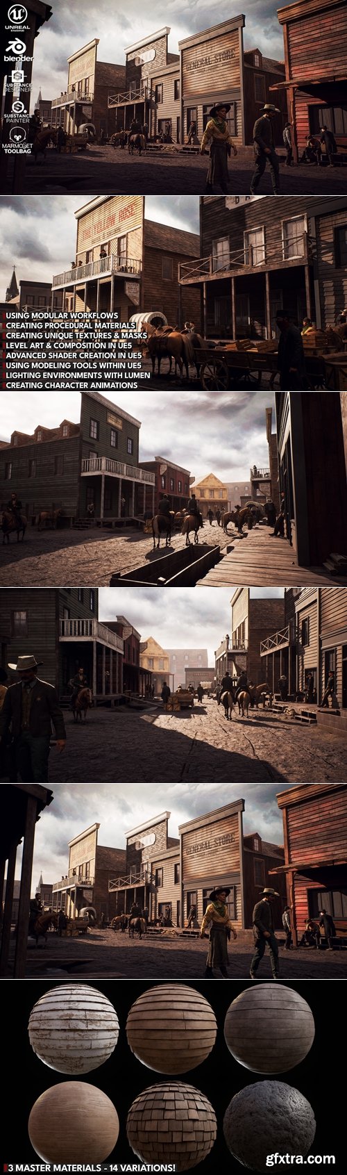 Artstation - Full Environment Creation In Ue5 &amp; Blender - In-Depth Course