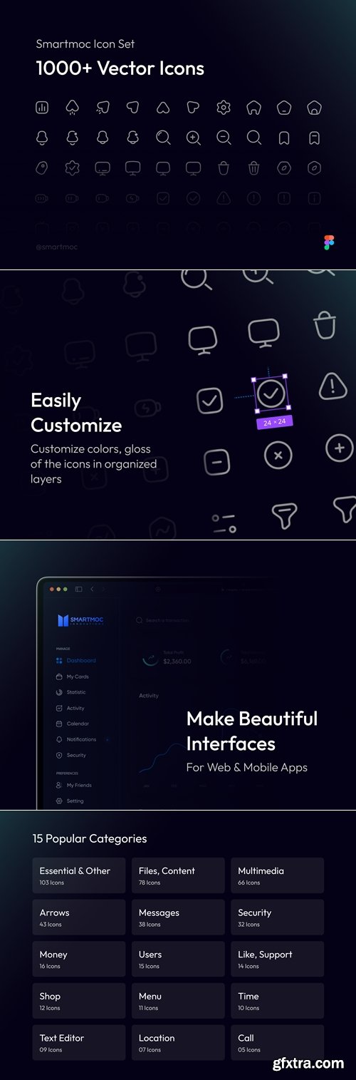 Smartmoc Icon Set | 1,000+ Icons