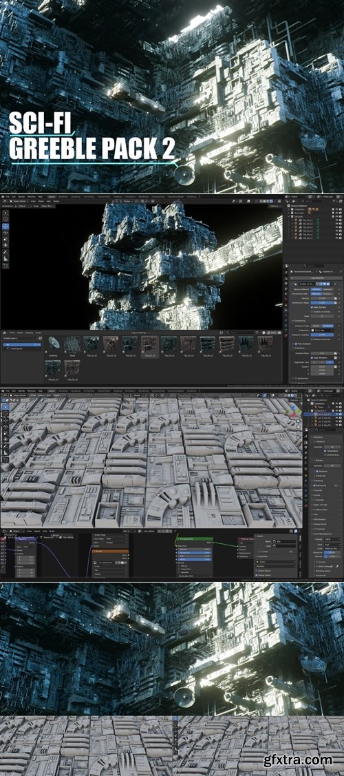 Sci-Fi Greeble Pack 2 - January 2026 Update