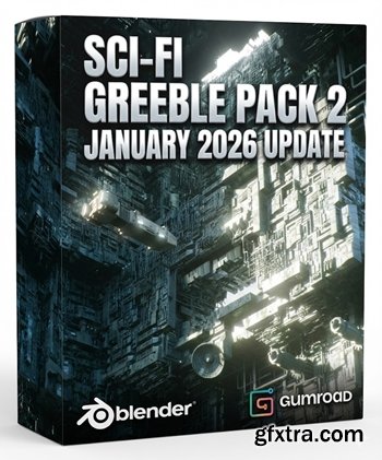 Sci-Fi Greeble Pack 2 - January 2026 Update