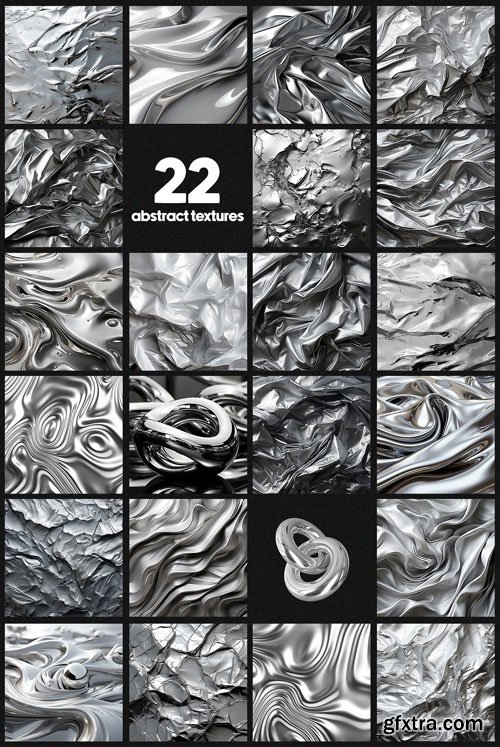 Creativemarket - Chrome 3D Design Collection - 42231059