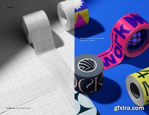 Creatsy - Crossing Packaging Tapes Mockup - 1140808021