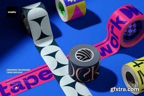 Creatsy - Crossing Packaging Tapes Mockup - 1140808021