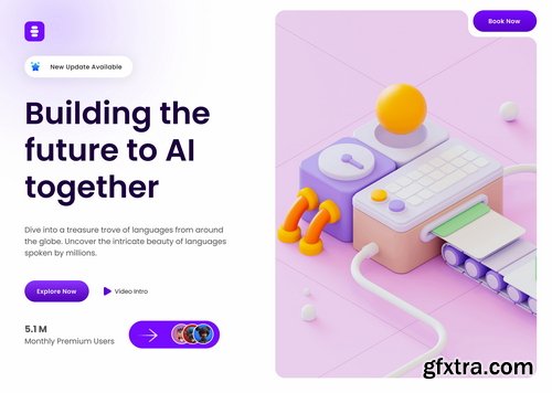 Craftwork Design - Hero Headers Figma Template