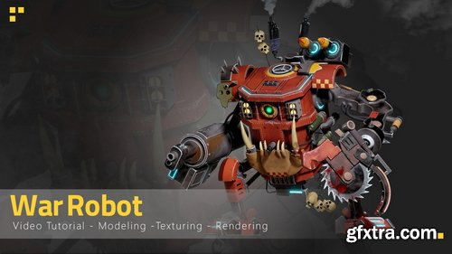 Artstation - War Robot - Tutorial Full Process