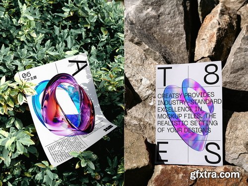 Creativemarket - Poster Mockup Set - Outdoor Edition - 42209847