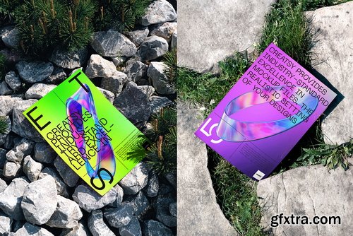 Creativemarket - Poster Mockup Set - Outdoor Edition - 42209847