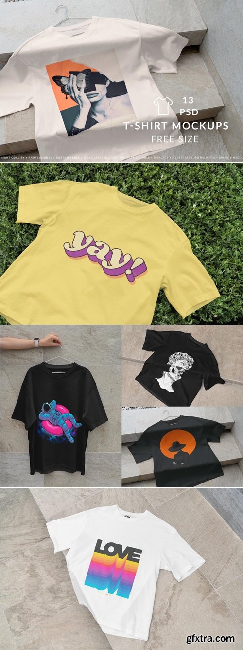 MockupCloud - T-Shirt Mockups Free Size
