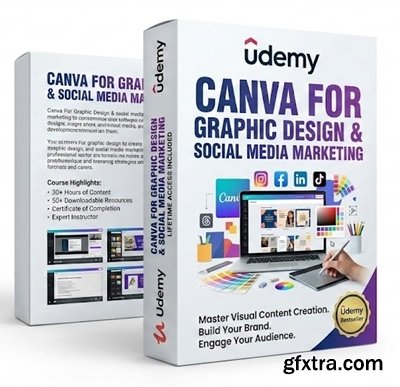 Udemy - Canva For Graphic Design & Social Media Marketing