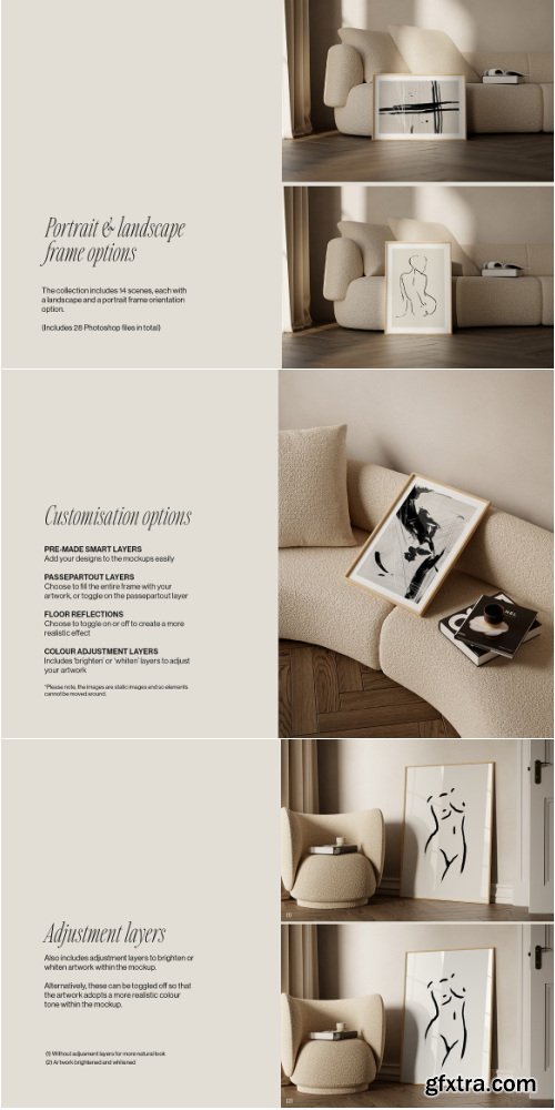 Creativemarket - Artwork Frame Mockup Bundle - 42150274