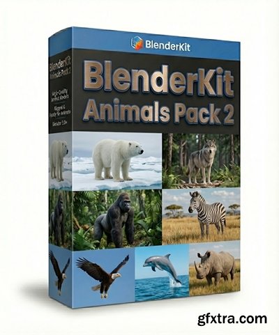 BlenderKit Animals Pack 2