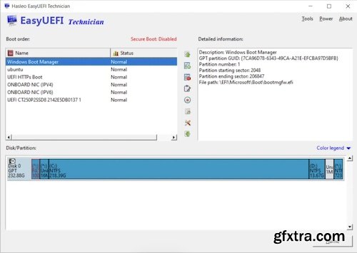 EasyUEFI Technician 6.2 WinPE