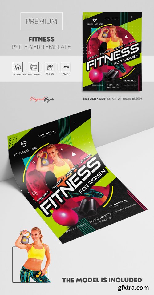 Fitness – Premium PSD Flyer Template