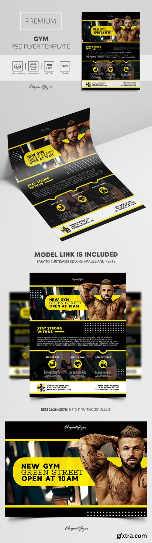 GYM – Premium PSD Flyer Template