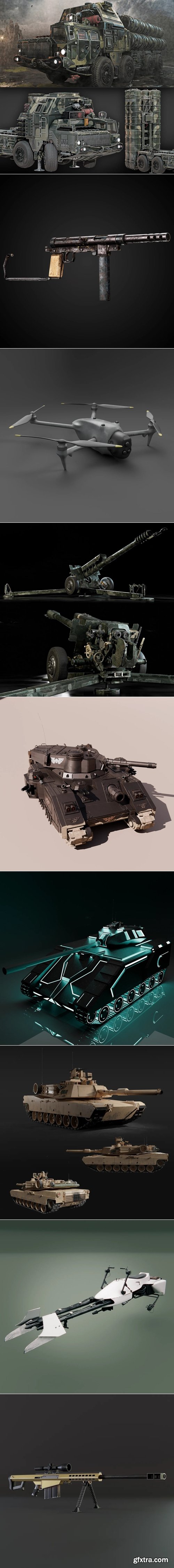 BlenderKit Military Pack 1