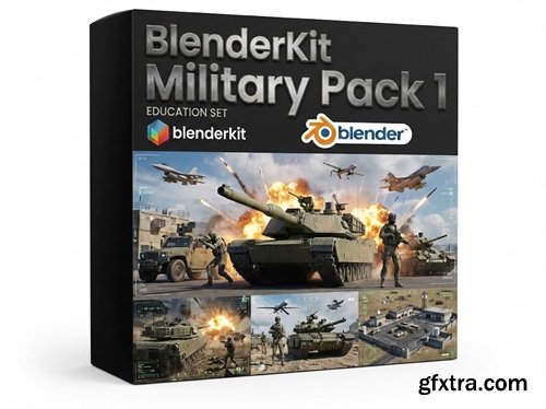 BlenderKit Military Pack 1
