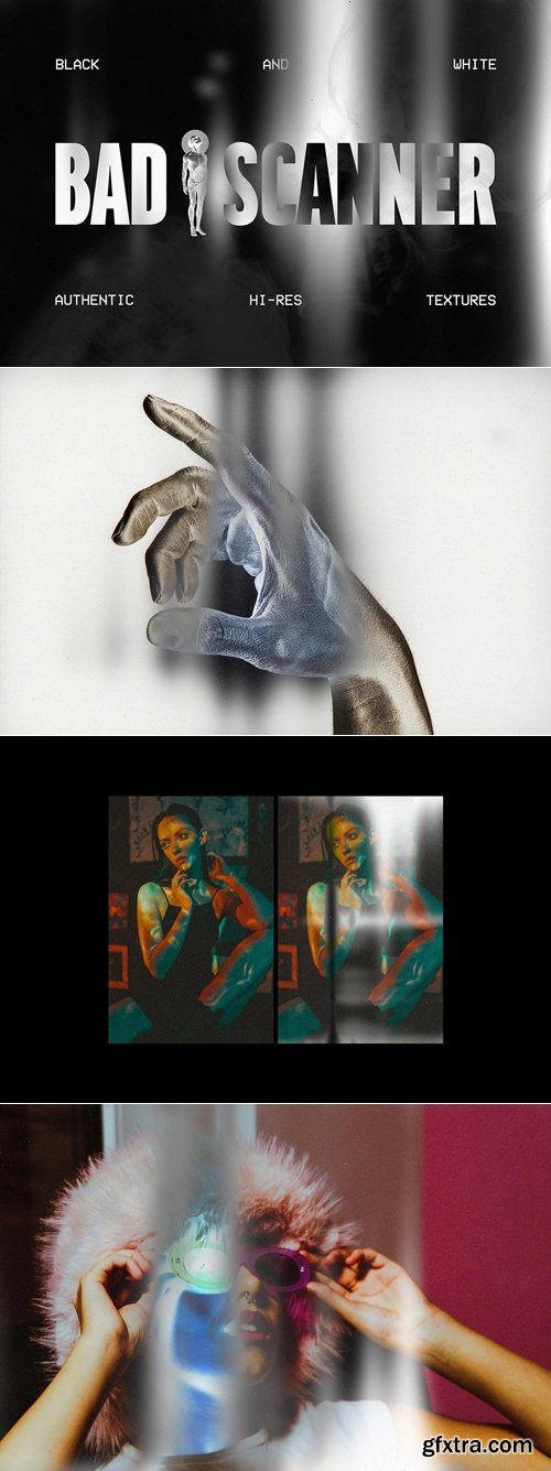 CreativeMarket - Bad Scanner Textures Collection 291859556