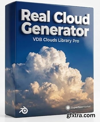 SuperhiveMarket - Real Cloud Generator - VDB Clouds Library v1.0.4 Pro