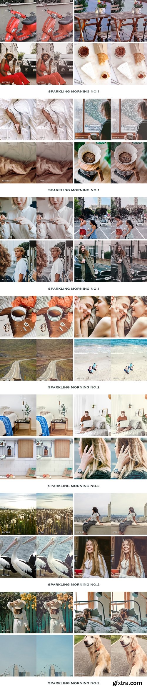 CreativeMarket - Sparkling Morning Lightroom Presets 4241895