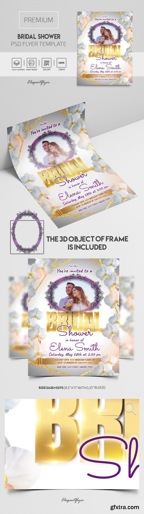 Bridal Shower – Premium PSD Flyer Template