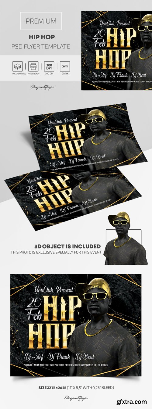 Hip Hop – Premium PSD Flyer Template