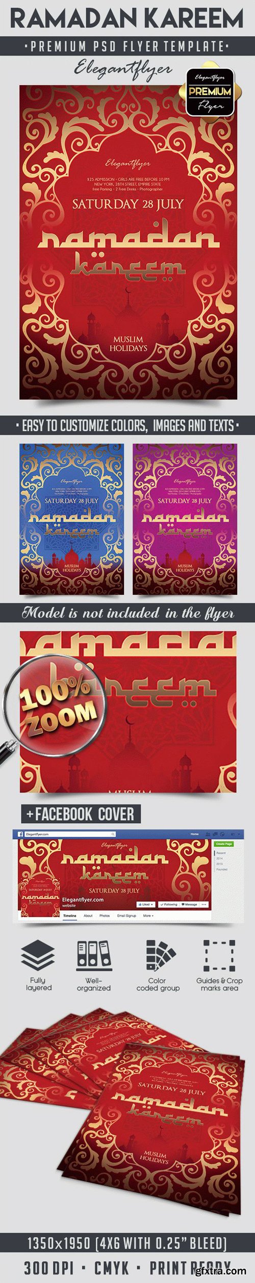Ramadan Kareem – Free PSD Flyer Template vol 4