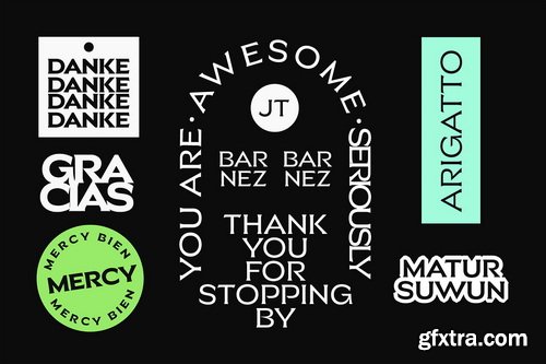 JT Barnez Modern Sharp Serif - 7 Font