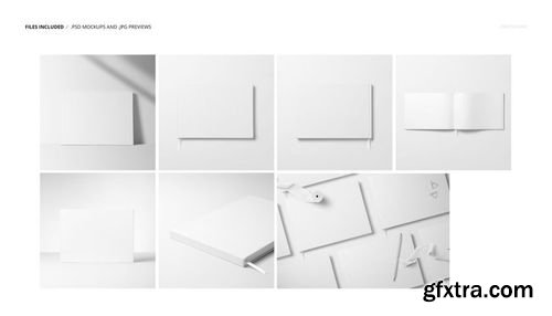 Creatsy - Landscape Wedding Guest Book Mockup Set - 1149950293