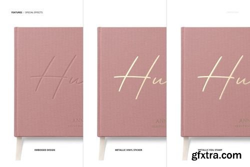 Creatsy - Landscape Wedding Guest Book Mockup Set - 1149950293