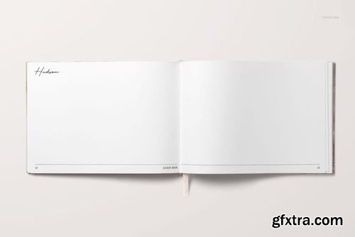 Creatsy - Landscape Wedding Guest Book Mockup Set - 1149950293