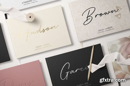 Creatsy - Landscape Wedding Guest Book Mockup Set - 1149950293