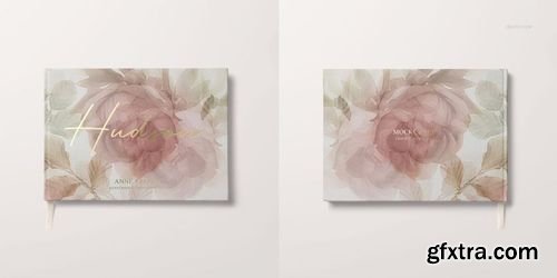 Creatsy - Landscape Wedding Guest Book Mockup Set - 1149950293