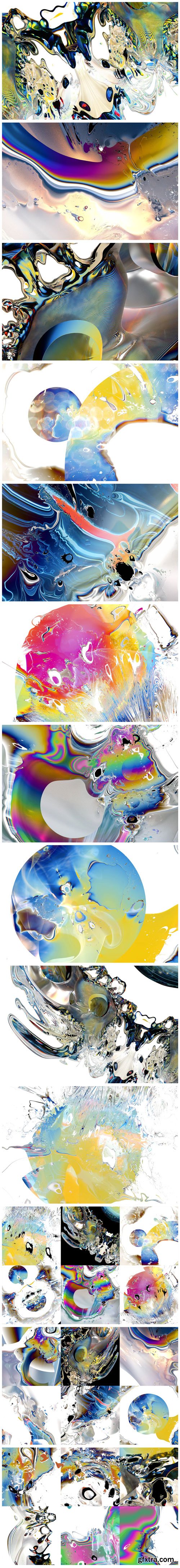 Rulebyart - Digital Flow: 18 Abstract Textures