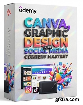 Udemy - Canva, Graphic Design and Social Media Content Mastery