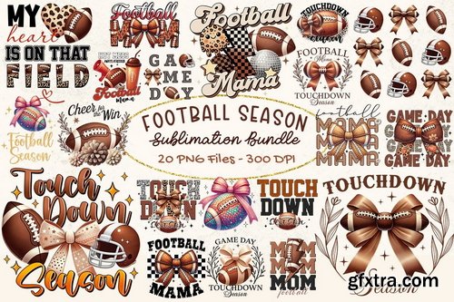 CreativeFabrica - Football Season Sublimation Bundle