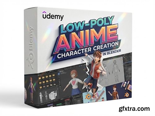 Udemy - Low-Poly Anime Character Creation in Blender