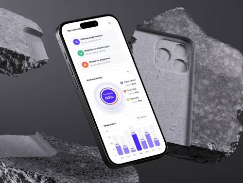 'Fitness Management Web App UI Kit'