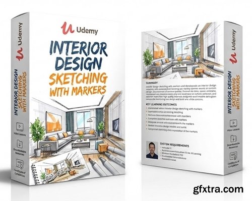 Udemy - Interior Design Sketching With Markers