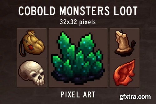 Craftpix - Cobold Loot 32×32 Pixel Icons