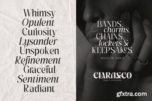 MyFonts - Pure Motif Font Family - 18 Fonts