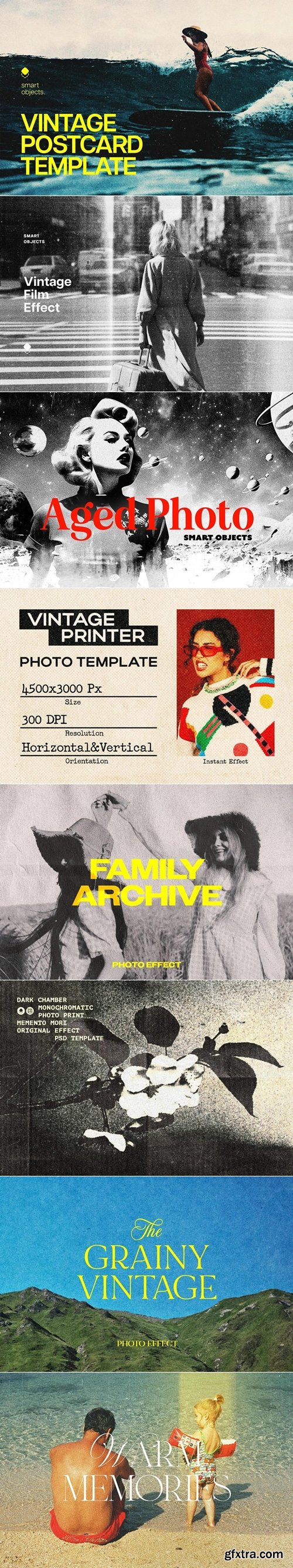 CreativeMarket - 18-in-1 Old Photo Effects Bundle 292049475