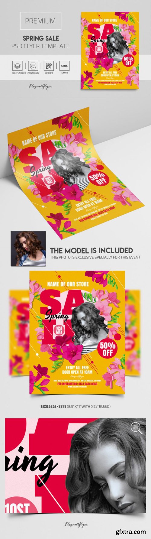 Spring Sale – Premium PSD Flyer Template vol 2