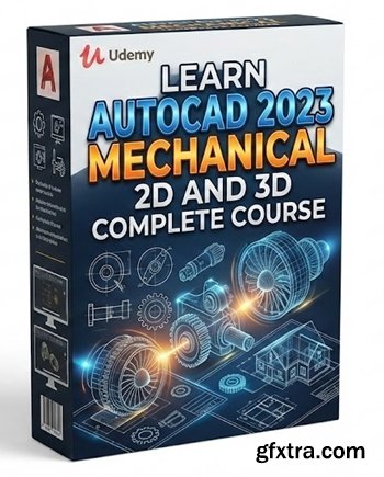 Udemy - Learn Autocad 2023 Mechanical 2D And 3D Complete Course