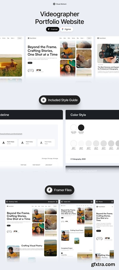 Visual Alchemi - Videographer Framer Portfolio