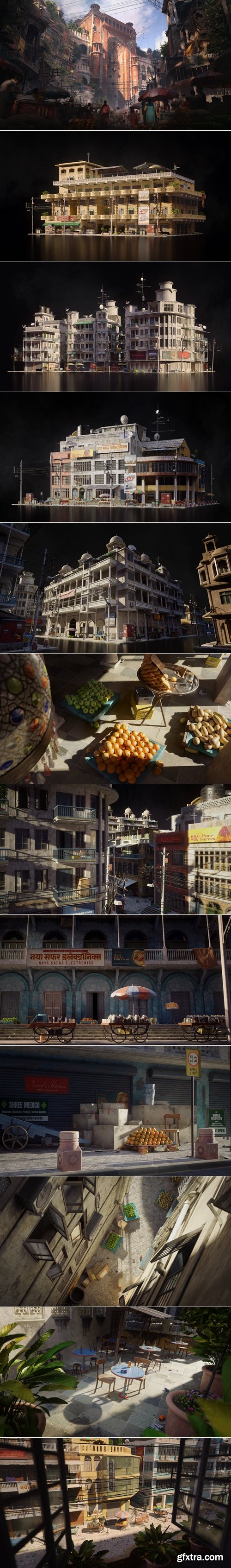 KitBash3D - New Delhi